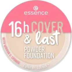 essence Foundation Puder 16h Cover & Last 01 Porcelaine