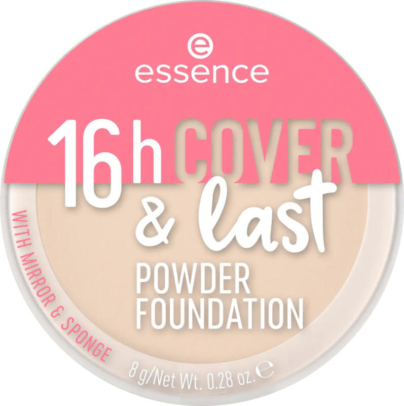 essence Foundation Puder 16h Cover & Last 01 Porcelaine