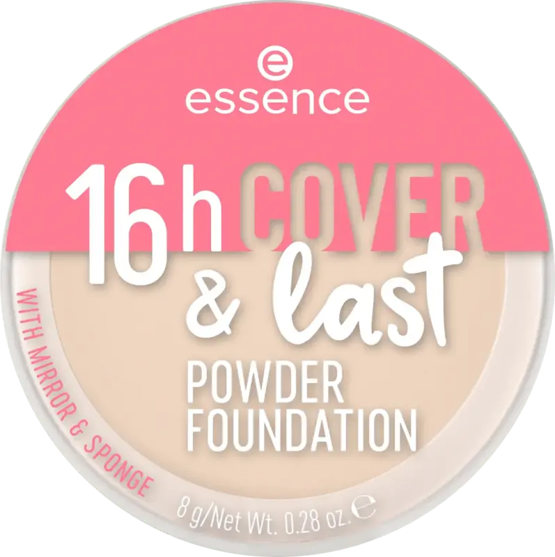 essence Foundation Puder 16h Cover & Last 01 Porcelaine