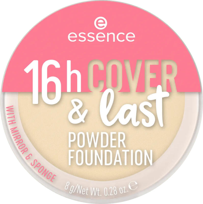 essence Foundation Puder 16h Cover & Last 03 Bright Beige