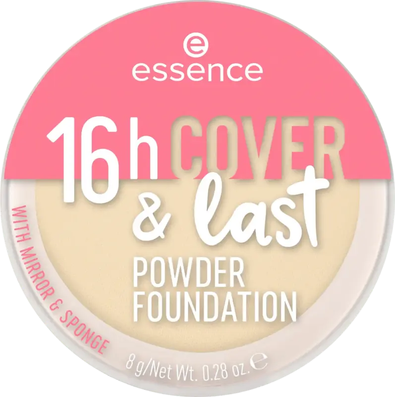 essence Foundation Puder 16h Cover & Last 03 Bright Beige