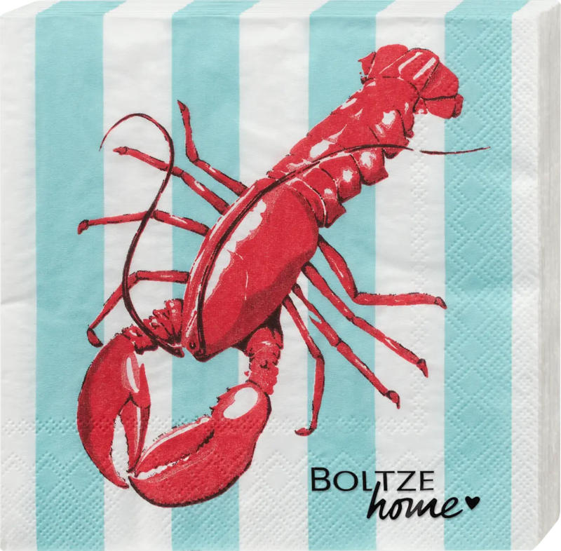 BOLTZE Servietten "Lobster" (30x30 cm)