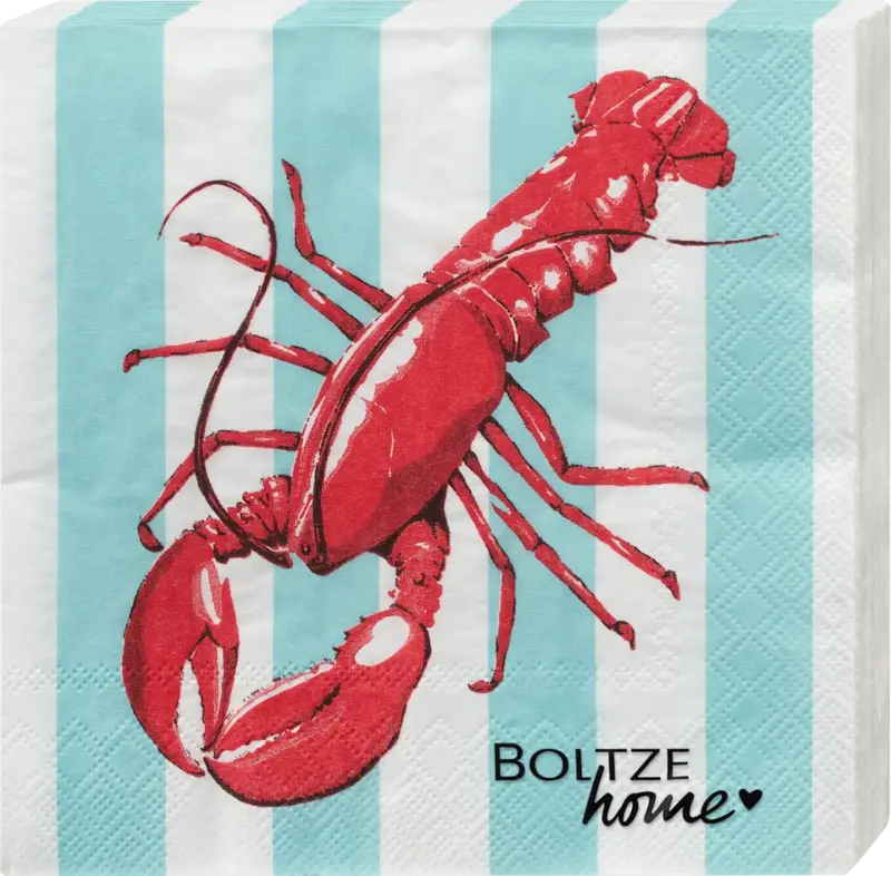 BOLTZE Servietten "Lobster" (30x30 cm)