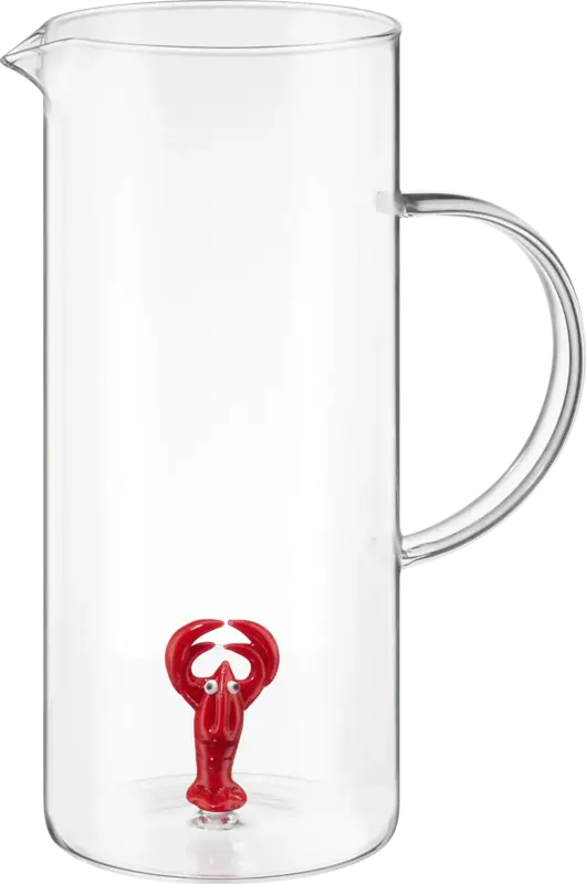 dm home Karaffe aus Glas "Hummer" (16,5x10x20 cm)