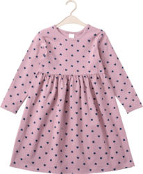 ALANA Kleid Pro Climate mit Herz-Muster, lila, Gr. 110