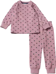 ALANA Schlafanzug Pro Climate mit Herz-Muster, lila, Gr. 92