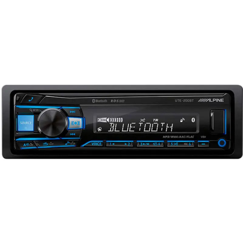 Авто Ресийвър ALPINE UTE-200BT BLUETOOTH, 4 X 50 W, USB