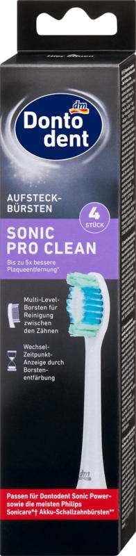 Dontodent Aufsteckbürste Sonic Pro Clean