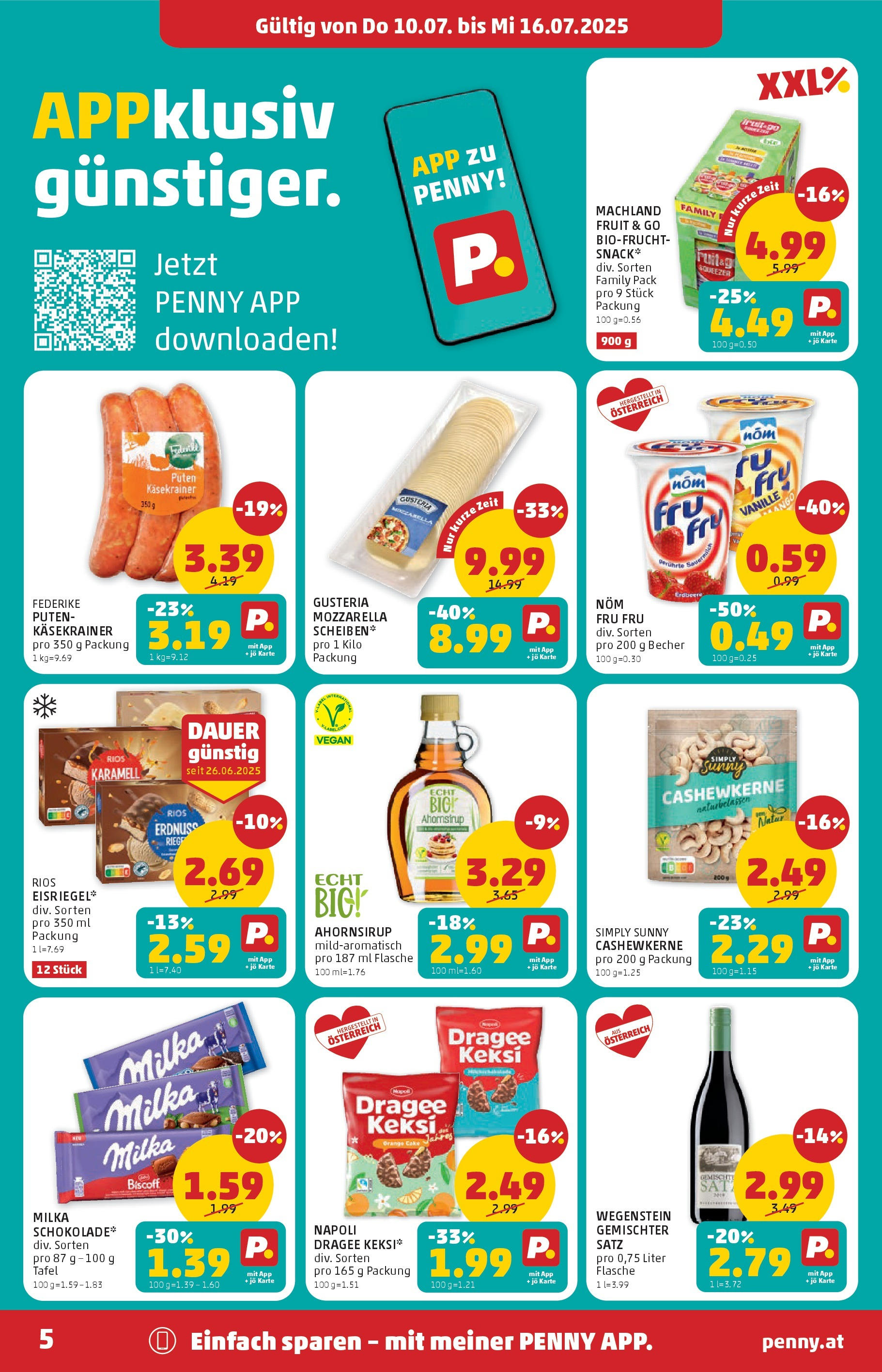 Penny Markt Flugblatt ab (10.07.2025) - Angebote, Prospekt | Seite: 5