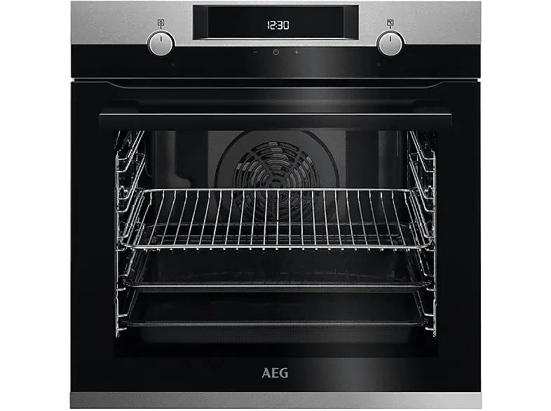 AEG BEE43502BM 6000 surRoundcook® Backofen (72 l, Edelstahl mit Antifingerprint, 594 mm breit, A+)