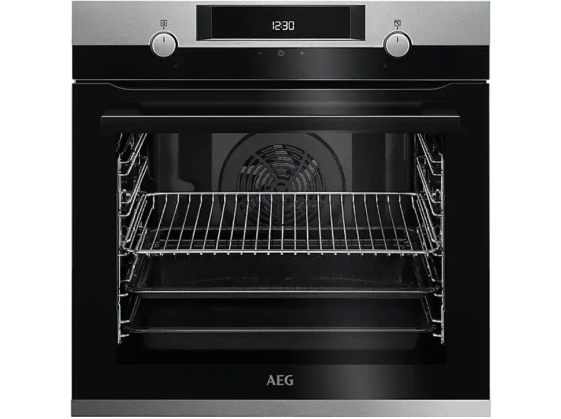 AEG BEE43502BM 6000 surRoundcook® Backofen (72 l, Edelstahl mit Antifingerprint, 594 mm breit, A+)