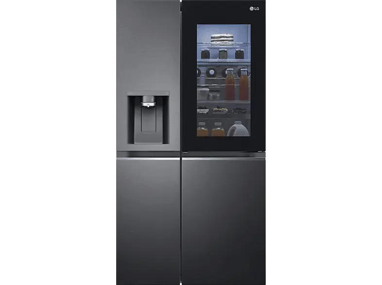 LG Electronics GSXV90MCDE Side-by-Side (635 l, E, 1790 mm hoch, Matt Black)