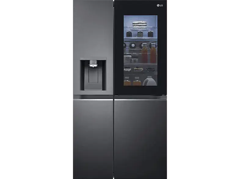 LG Electronics GSXV90MCDE Side-by-Side (635 l, E, 1790 mm hoch, Matt Black)