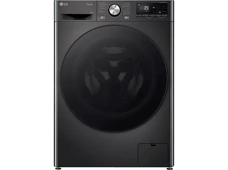 LG Electronics F2V7slim9B slim Waschmaschine mit AI DD® & TurboWash®360° (9 kg, 1160 U/Min., A)