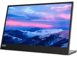 LENOVO 66E4UAC1WL 15,6 Zoll Mobiler Monitor, Full-HD, 6 ms Reaktionszeit, 250 cd/m², 60 Hz, Schwarz