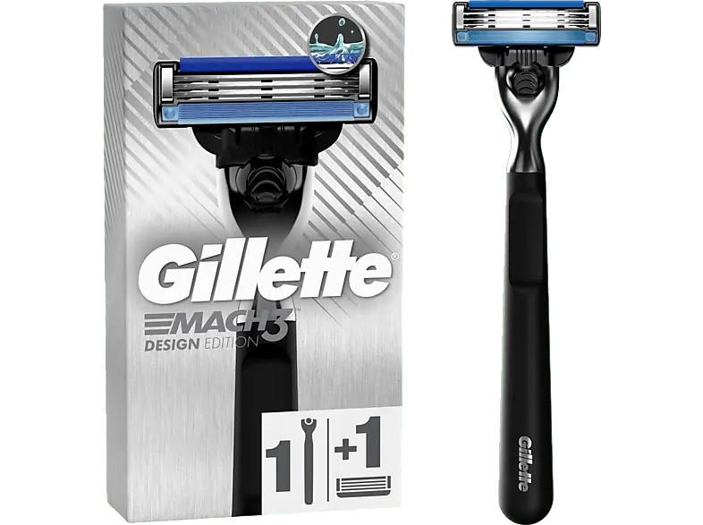 Gillette Mach 3 Design Edition Handteill + 1 Klinge; Rasierer