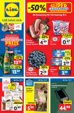 Vorschau von dem Prospekt - Lidl - Lidl: Flugblatt in deiner Nähe gültig ab 09.07.2025