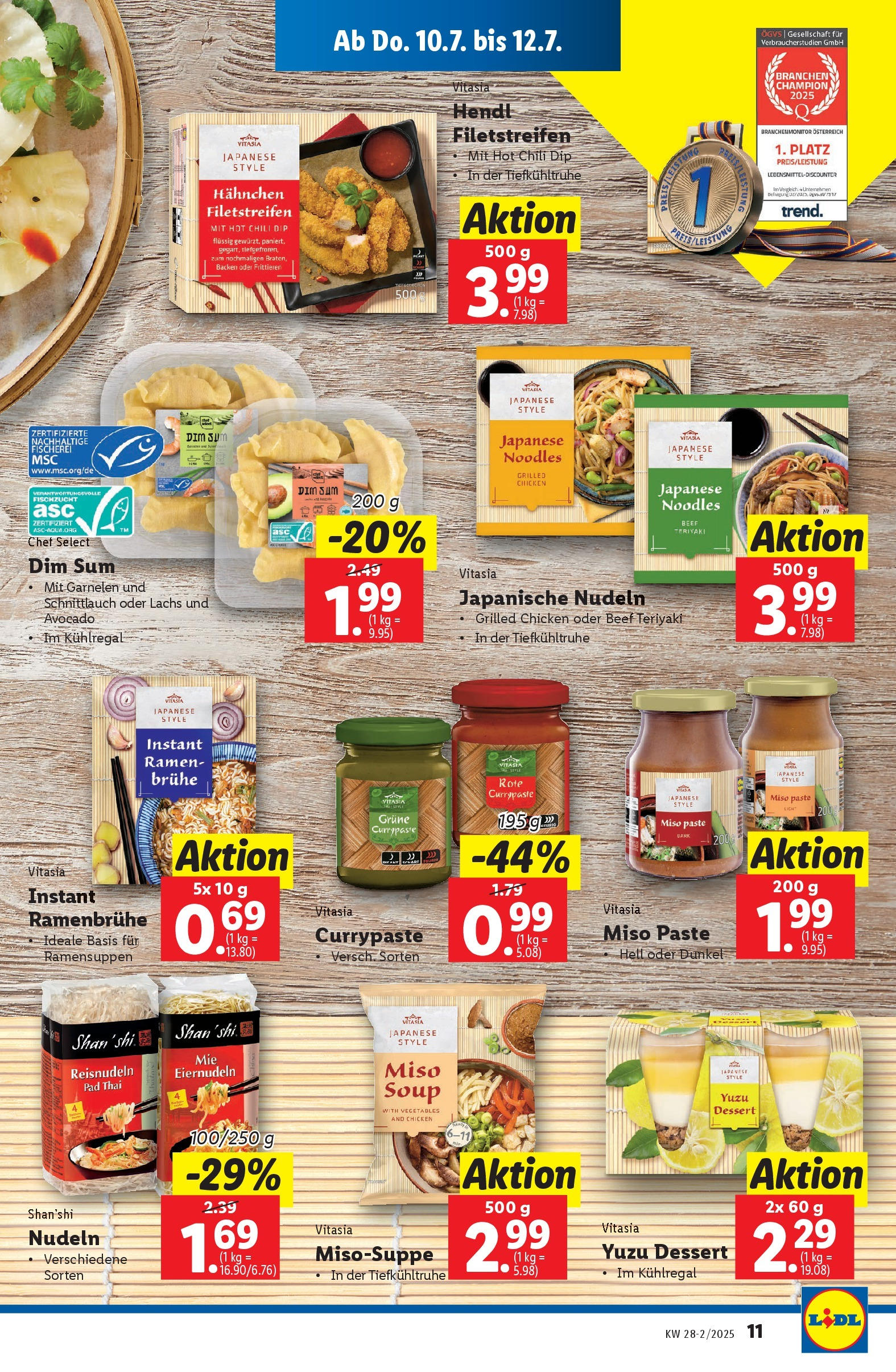 Lidl - Lidl: Flugblatt in deiner Nähe ab 09.07.2025 - Angebote ab donnerstag | Seite: 13 | Produkte: Avocado, Chili, Nudeln