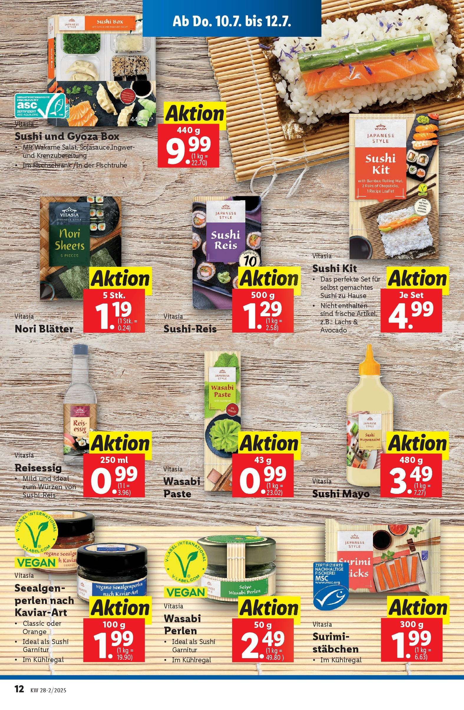 Lidl - Lidl: Flugblatt in deiner Nähe ab 09.07.2025 - Angebote ab donnerstag | Seite: 14 | Produkte: Avocado, Mayonnaise, Box, Reis