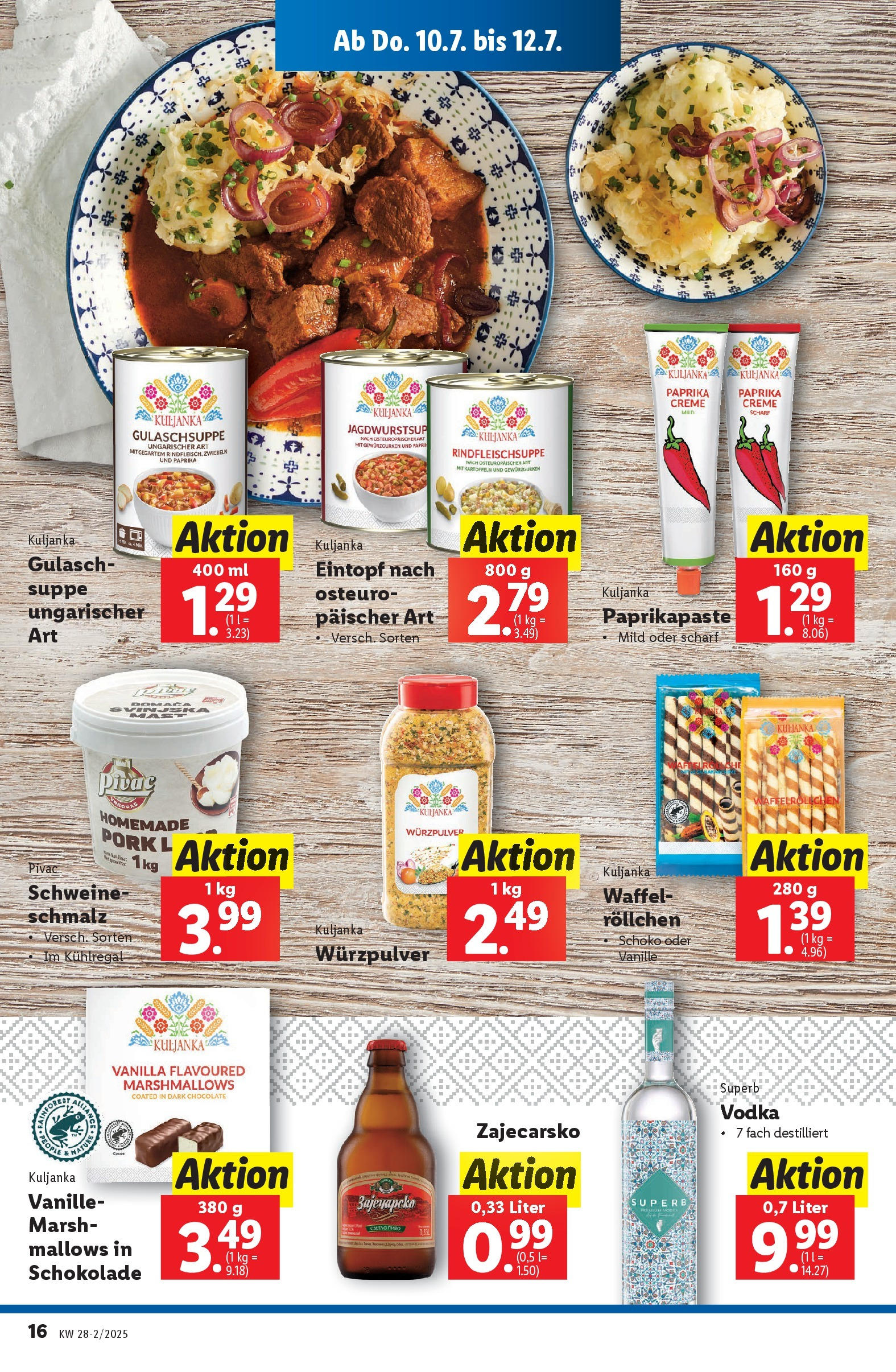 Lidl - Lidl: Flugblatt in deiner Nähe ab 09.07.2025 - Angebote ab donnerstag | Seite: 18 | Produkte: Kartoffeln, Zwiebeln, Creme, Schokolade