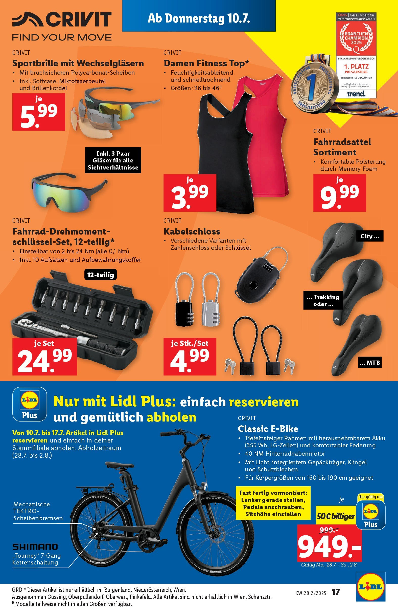 Lidl - Lidl: Flugblatt in deiner Nähe ab 09.07.2025 - Angebote ab donnerstag | Seite: 19