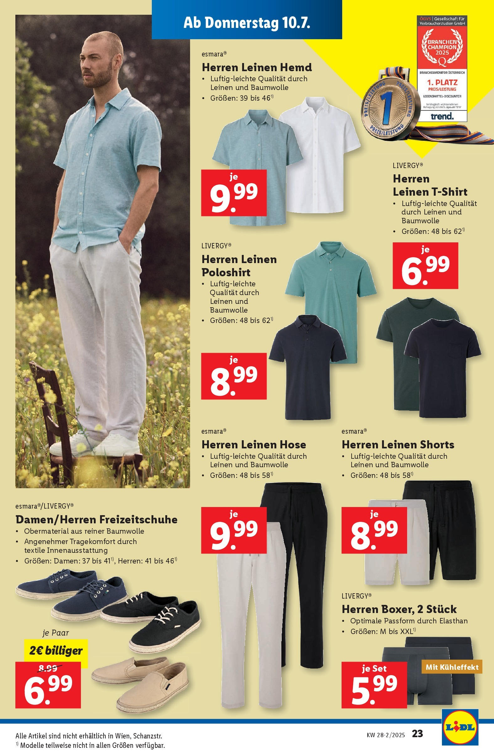 Lidl - Lidl: Flugblatt in deiner Nähe ab 09.07.2025 - Angebote ab donnerstag | Seite: 25 | Produkte: Hemd, Hose