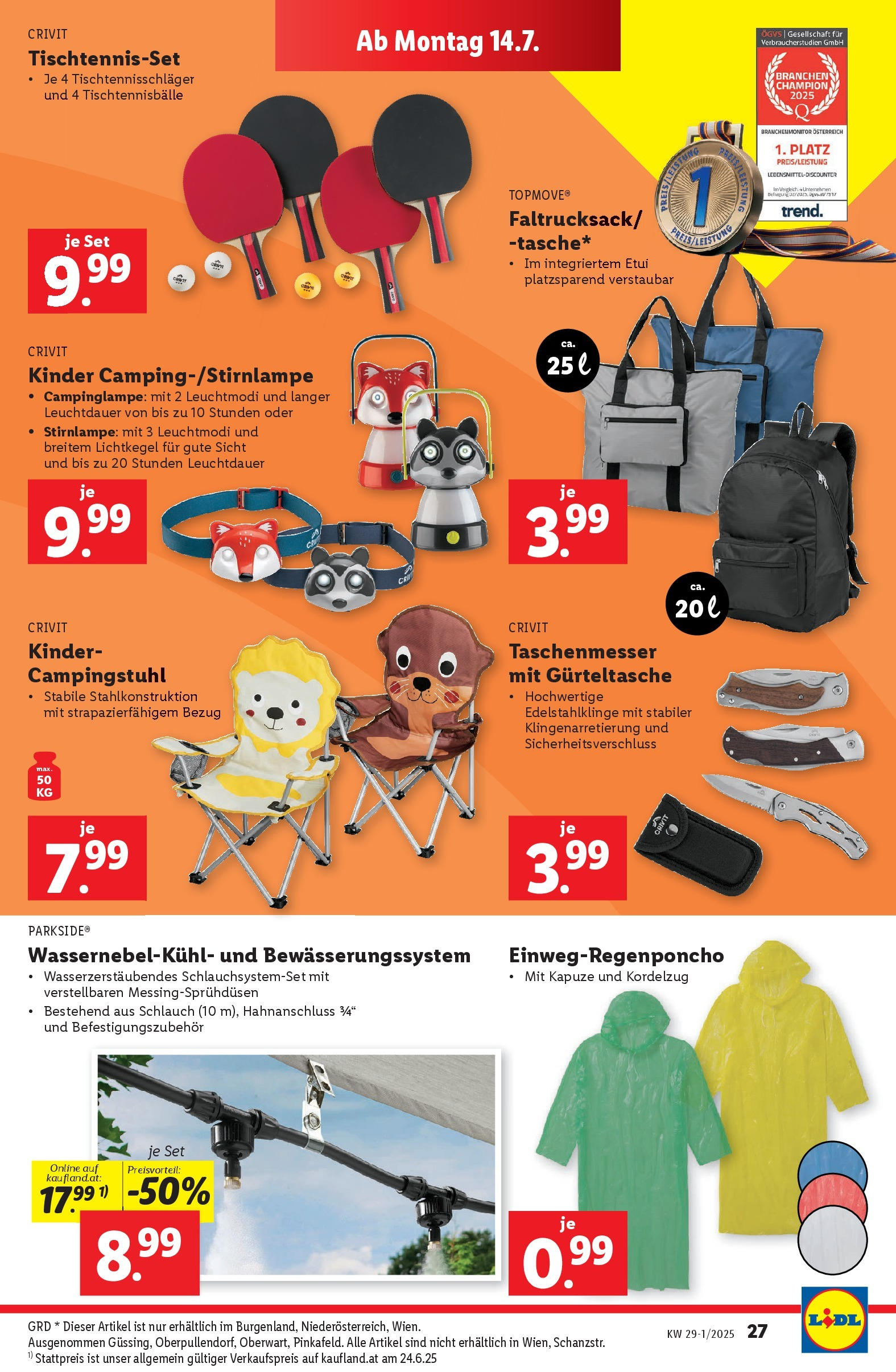 Lidl - Lidl: Flugblatt in deiner Nähe ab 09.07.2025 - Angebote ab donnerstag | Seite: 31