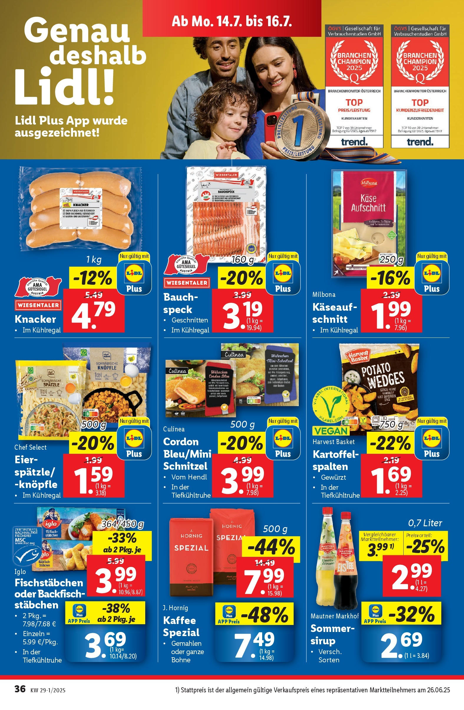 Lidl - Lidl: Flugblatt in deiner Nähe ab 09.07.2025 - Angebote ab donnerstag | Seite: 42 | Produkte: Zitrone, Käse, Reis, Fisch