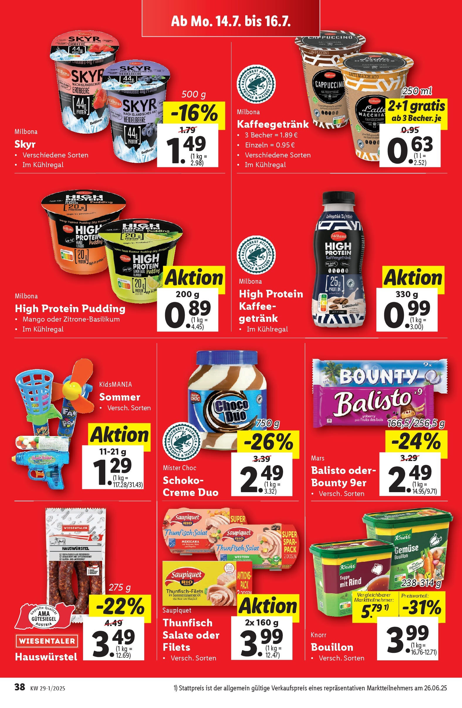 Lidl - Lidl: Flugblatt in deiner Nähe ab 09.07.2025 - Angebote ab donnerstag | Seite: 44 | Produkte: Salat, Gemüse, Mango, Creme