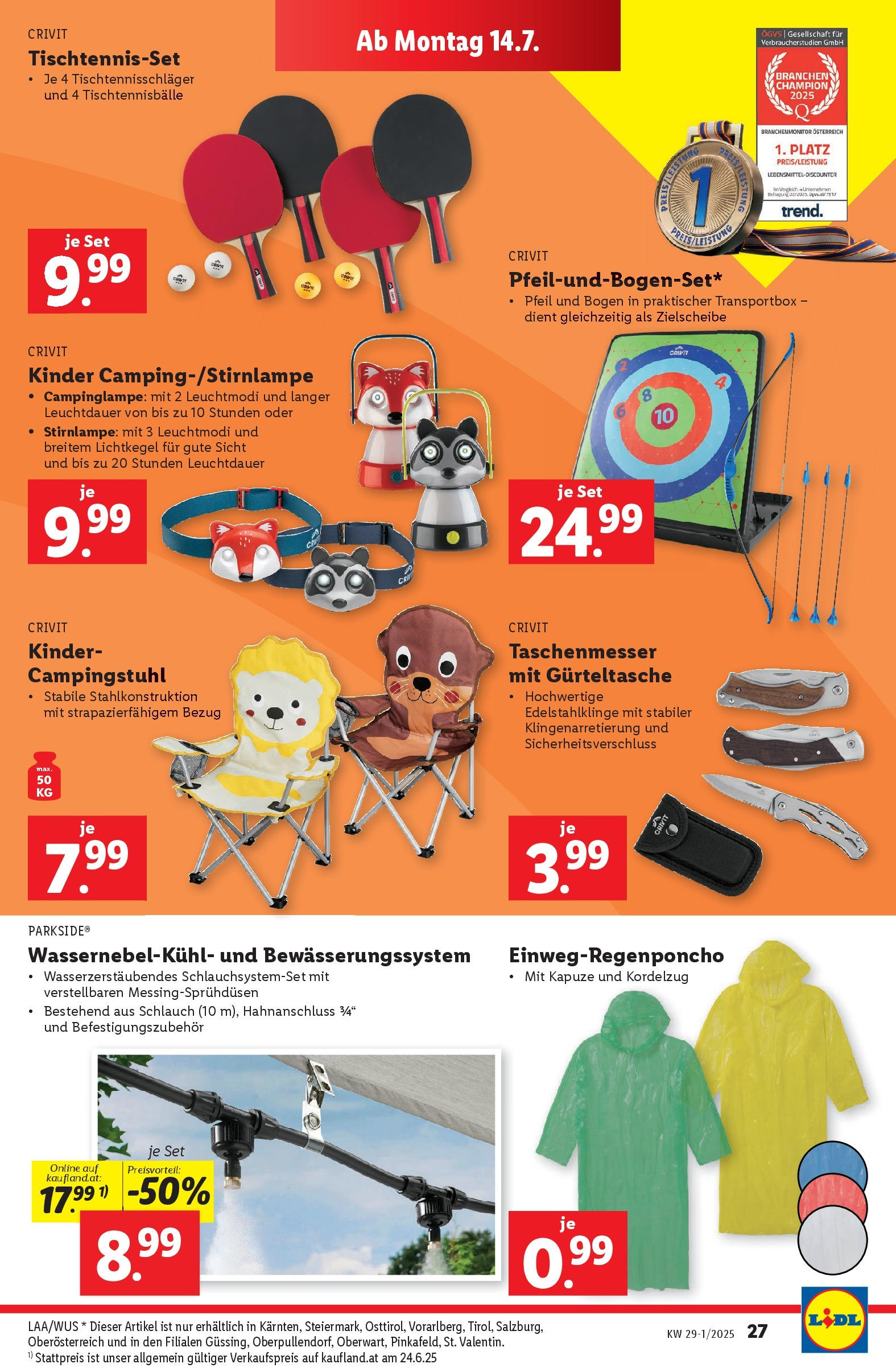Lidl - Lidl: Flugblatt in deiner Nähe ab 09.07.2025 - Angebote ab donnerstag | Seite: 31
