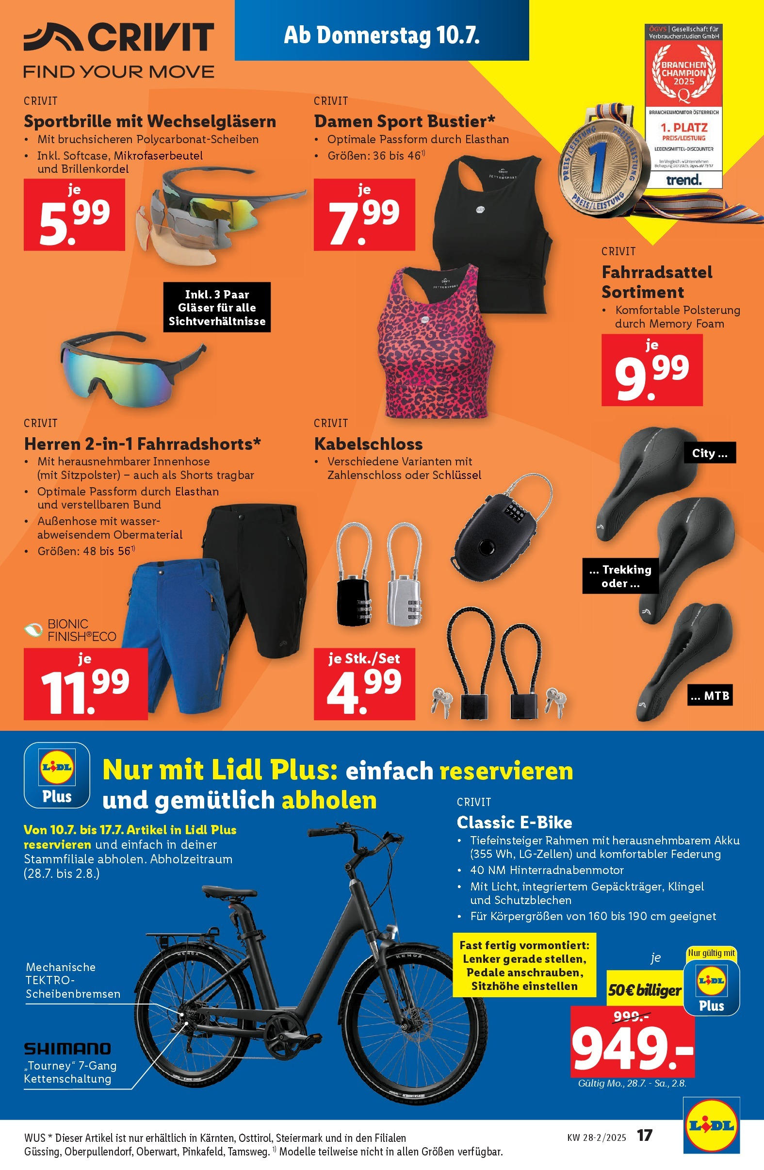 Lidl - Lidl: Flugblatt in deiner Nähe ab 09.07.2025 - Angebote ab donnerstag | Seite: 19 | Produkte: Wasser