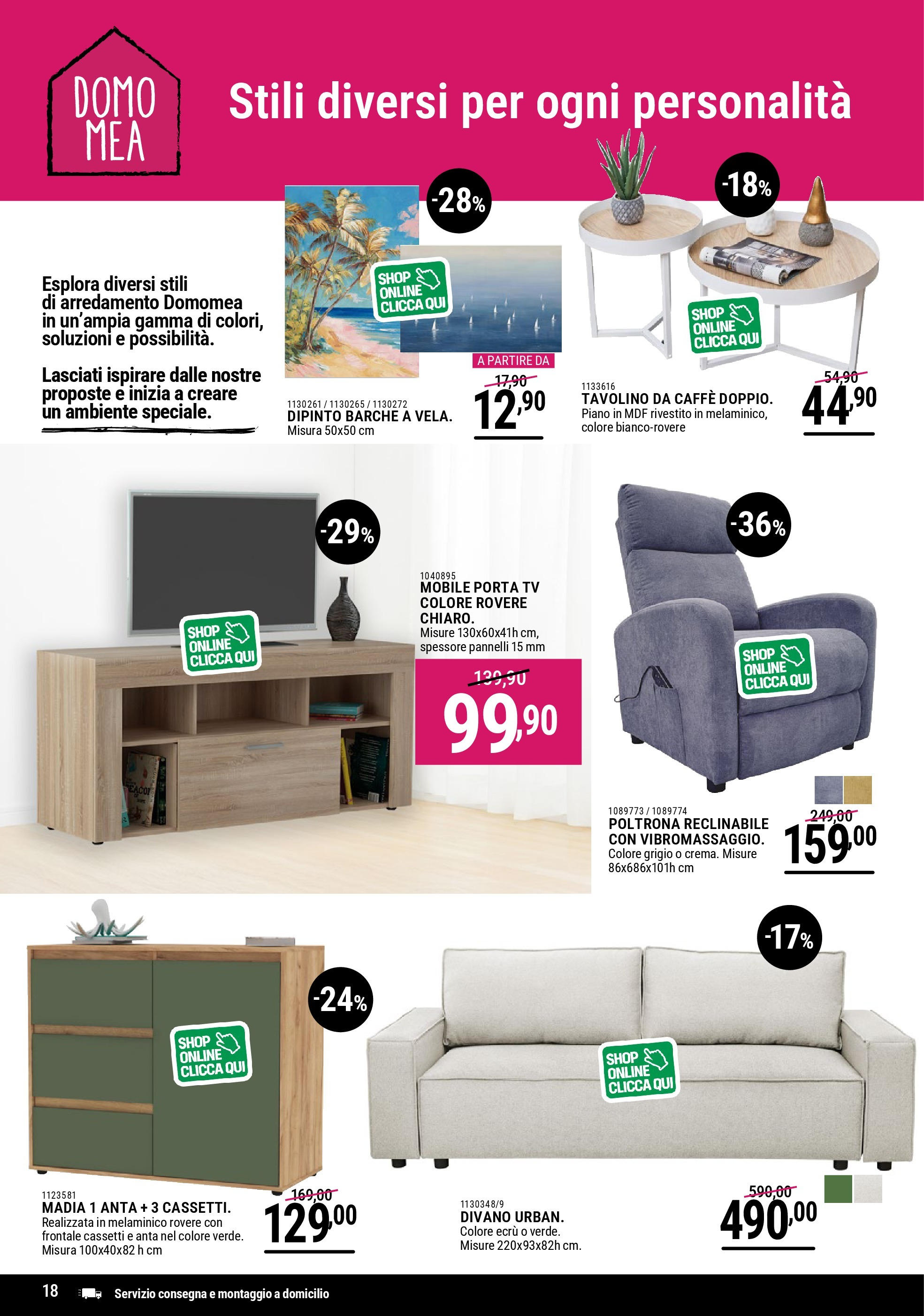 Nuovo CFadda - Super Sconti di Luglio dal 02/07/2025 > offerte anteprima 🛍️ | Pagina: 18 | Prodotti: Mobile, Divano, Poltrona, Tavolino da caffè