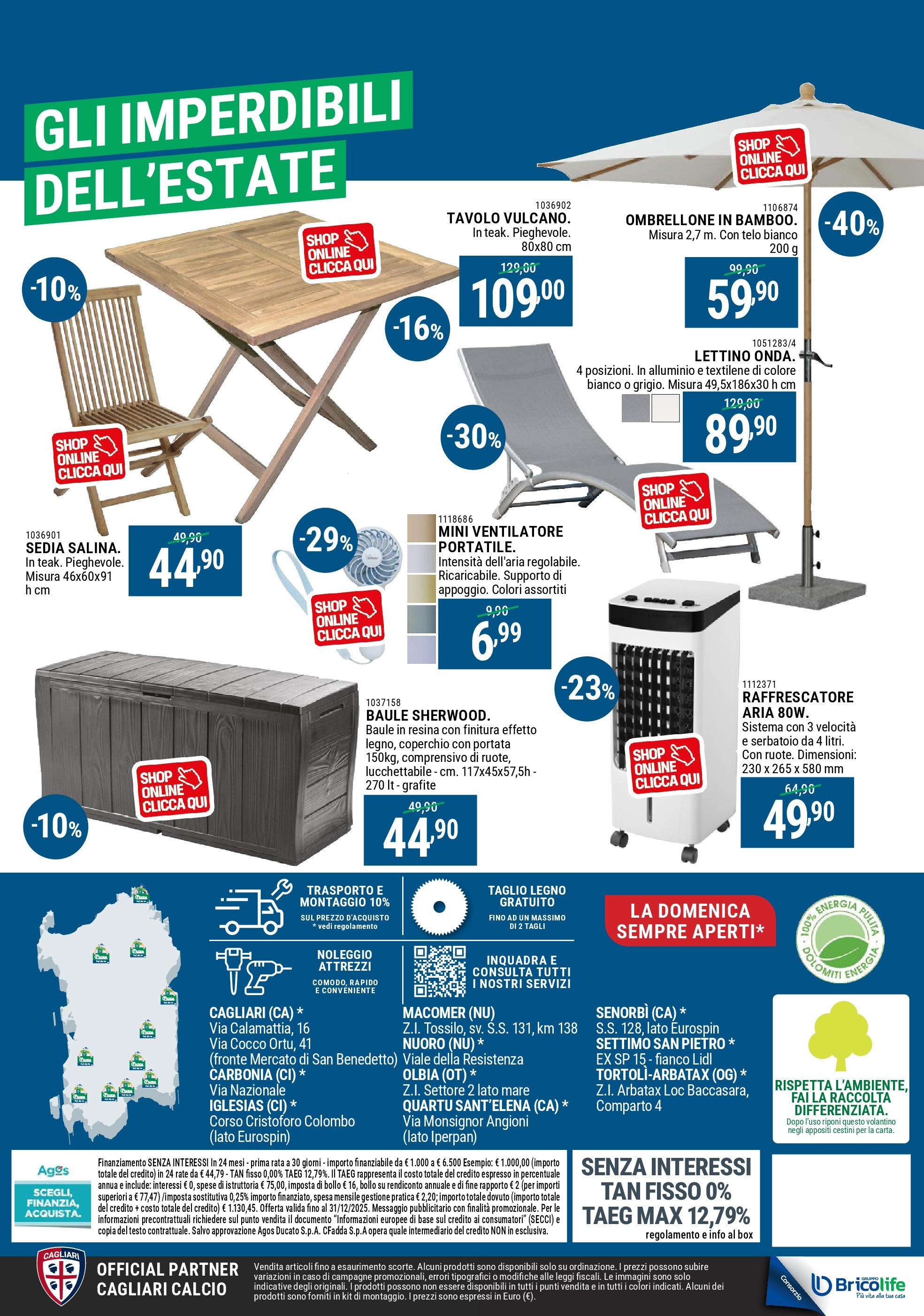 Nuovo CFadda - Super Sconti di Luglio dal 02/07/2025 > offerte anteprima 🛍️ | Pagina: 20 | Prodotti: Ventilatore, Ombrellone, Baule, Sedia