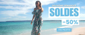 Deuxième démarque soldes Jusqu'à -50%