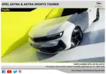 OPEL Opel Astra et Astra Sports Tourer - au 02.07.2026