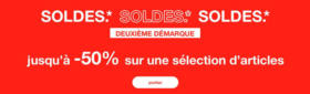 SOLDES jusqu'à -50 %