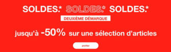 SOLDES jusqu'à -50 %