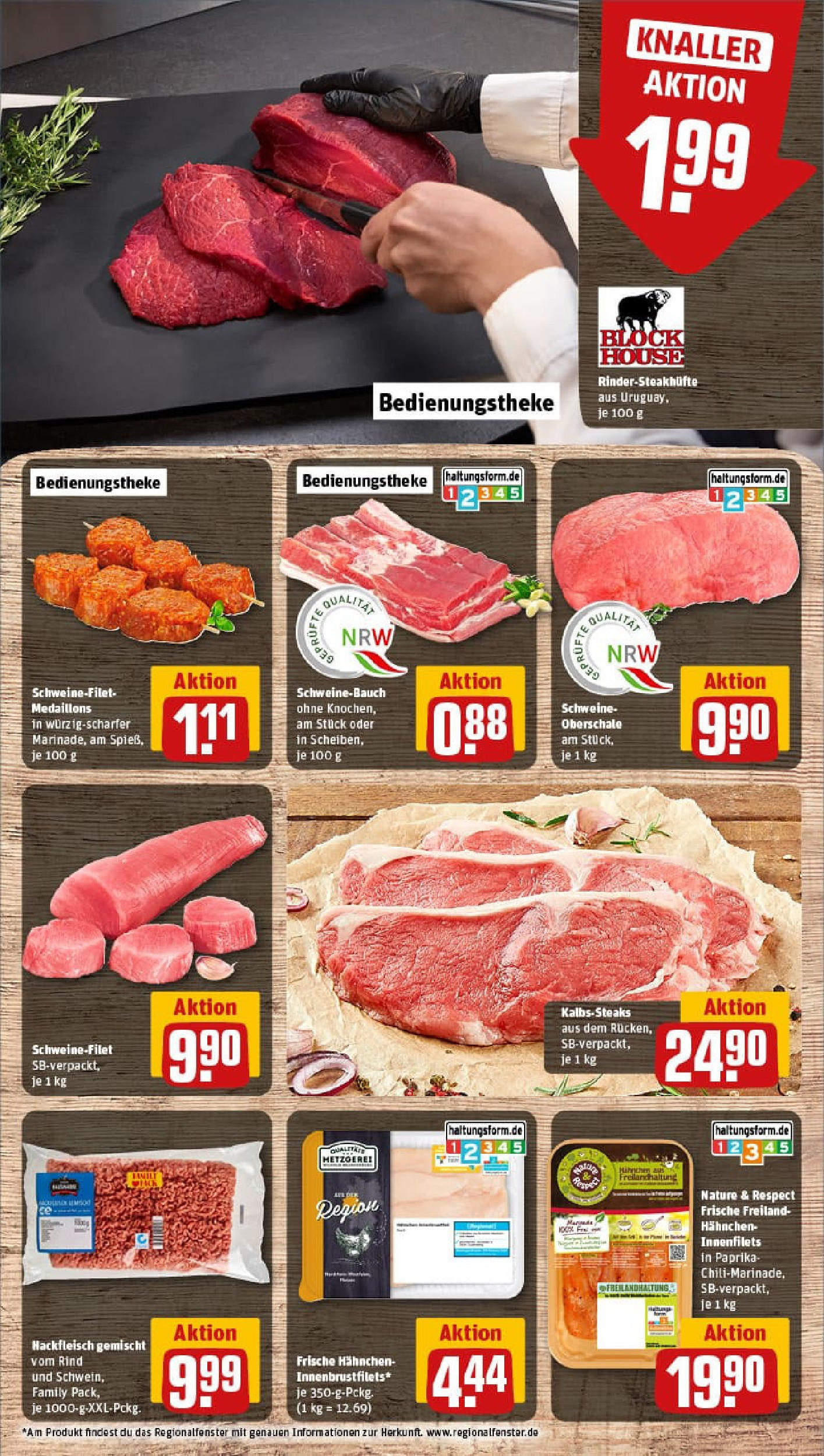 REWE Prospekt ab 06.07.2025 zum Blättern » Angebote | Seite: 8 | Produkte: Top, Hahnchen, Paprika, Steak