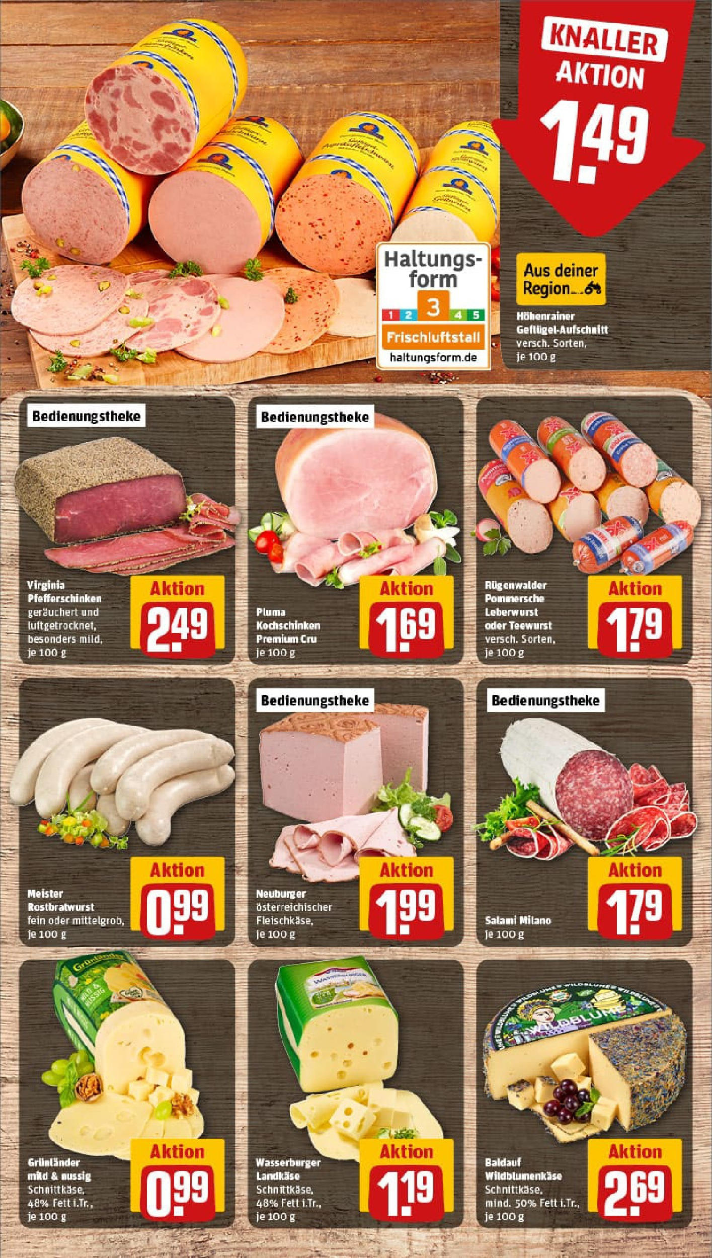 REWE Prospekt ab 06.07.2025 zum Blättern » Angebote | Seite: 9 | Produkte: Grunlander, Salami