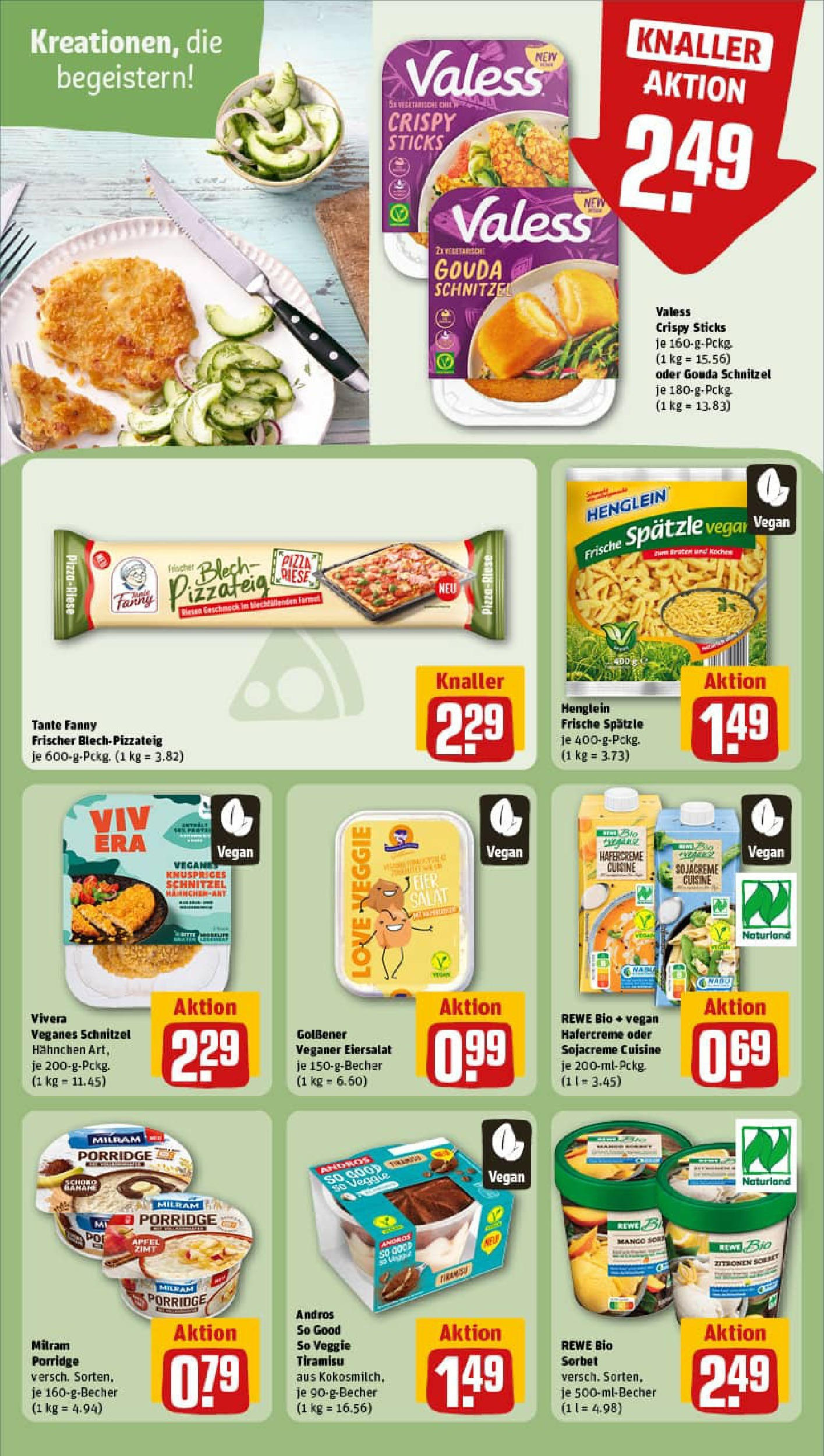 REWE Prospekt ab 06.07.2025 zum Blättern » Angebote | Seite: 17 | Produkte: Gouda, Schnitzel, Pizza, Zitronen