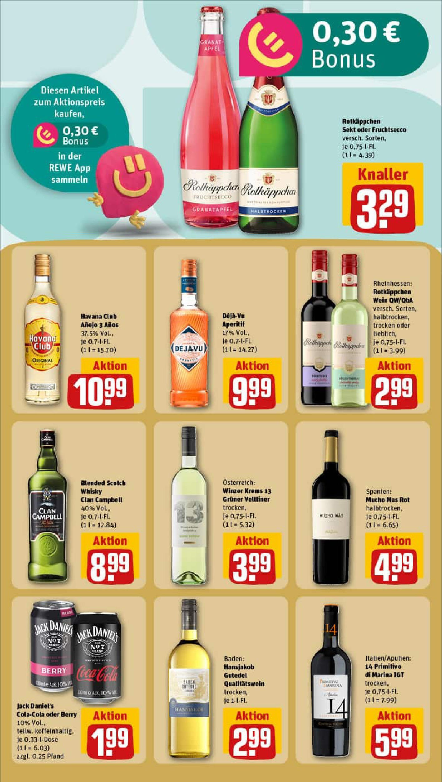 REWE Prospekt ab 06.07.2025 zum Blättern » Angebote | Seite: 21 | Produkte: Granatapfel, Cola, Rotkäppchen, Wein