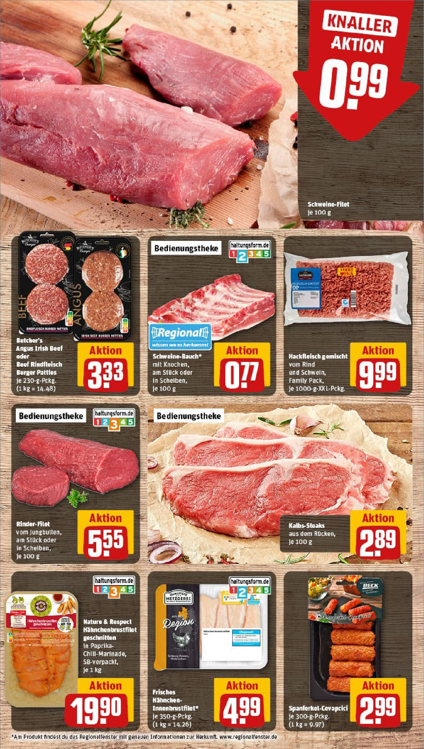 REWE Prospekt ab 06.07.2025 zum Blättern » Angebote | Seite: 8 | Produkte: Hahnchen, Rinderfilet, Burger, Schweinefilet