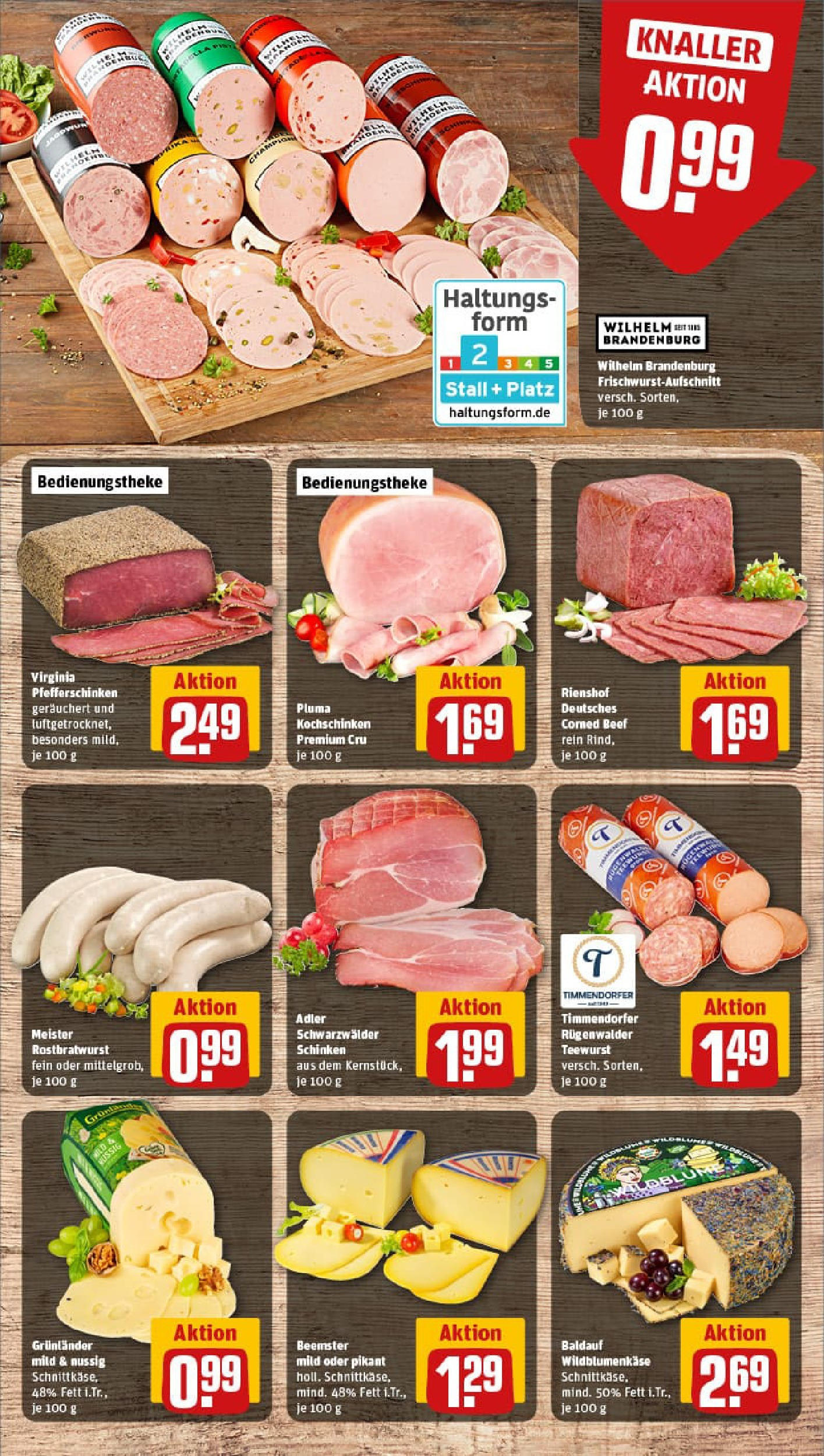 REWE Prospekt ab 06.07.2025 zum Blättern » Angebote | Seite: 9 | Produkte: Grunlander, Schinken