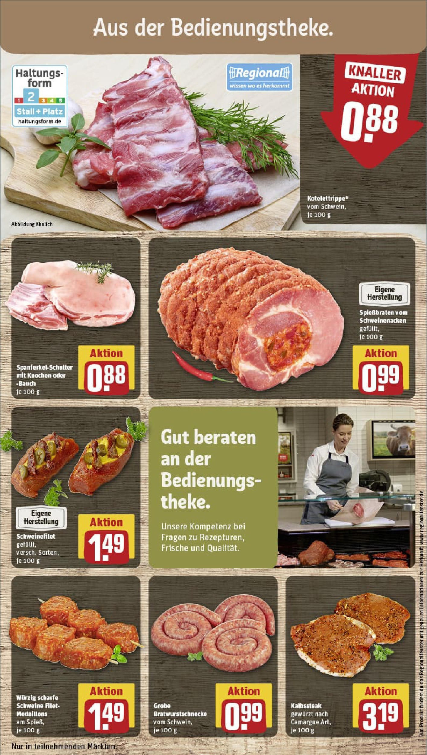 REWE Prospekt ab 06.07.2025 zum Blättern » Angebote | Seite: 10 | Produkte: Schweinenacken, Schweinefilet