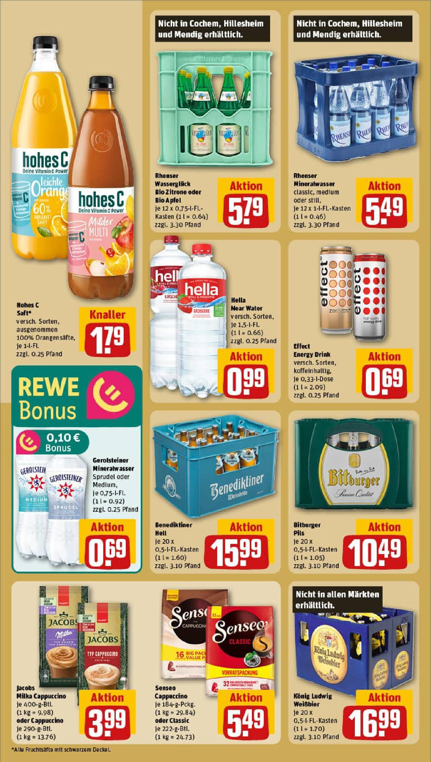 REWE Prospekt ab 06.07.2025 zum Blättern » Angebote | Seite: 16 | Produkte: Bitburger, Milka, Mineralwasser, Zitrone