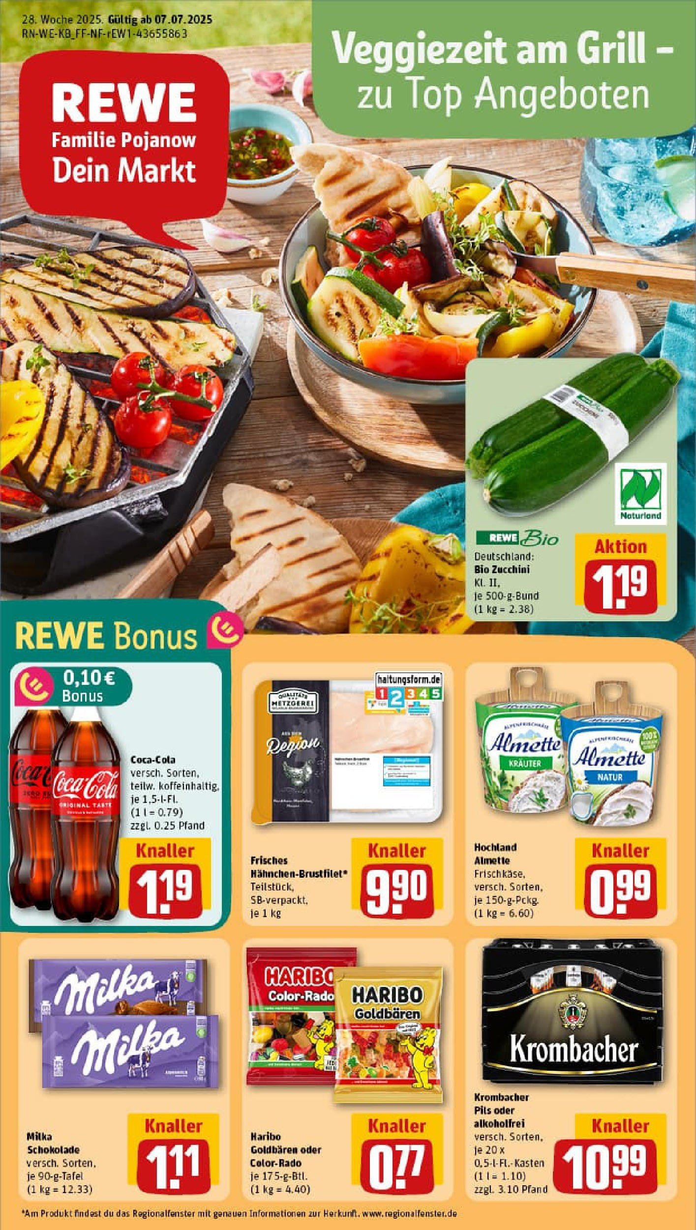 REWE Prospekt ab 06.07.2025 nächste Woche - Prospekt Welschbillig Vorschau von dem Prospekt des Geschäftes Rewe, gültig ab dem 06.07.2025
