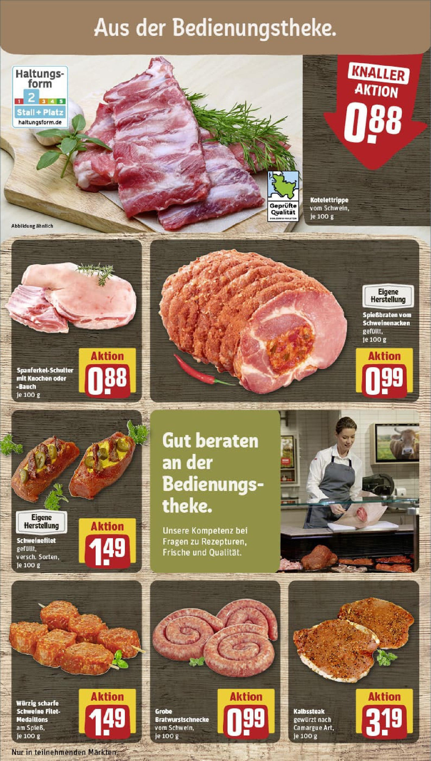 REWE Prospekt ab 06.07.2025 zum Blättern » Angebote | Seite: 10 | Produkte: Schweinenacken, Schweinefilet