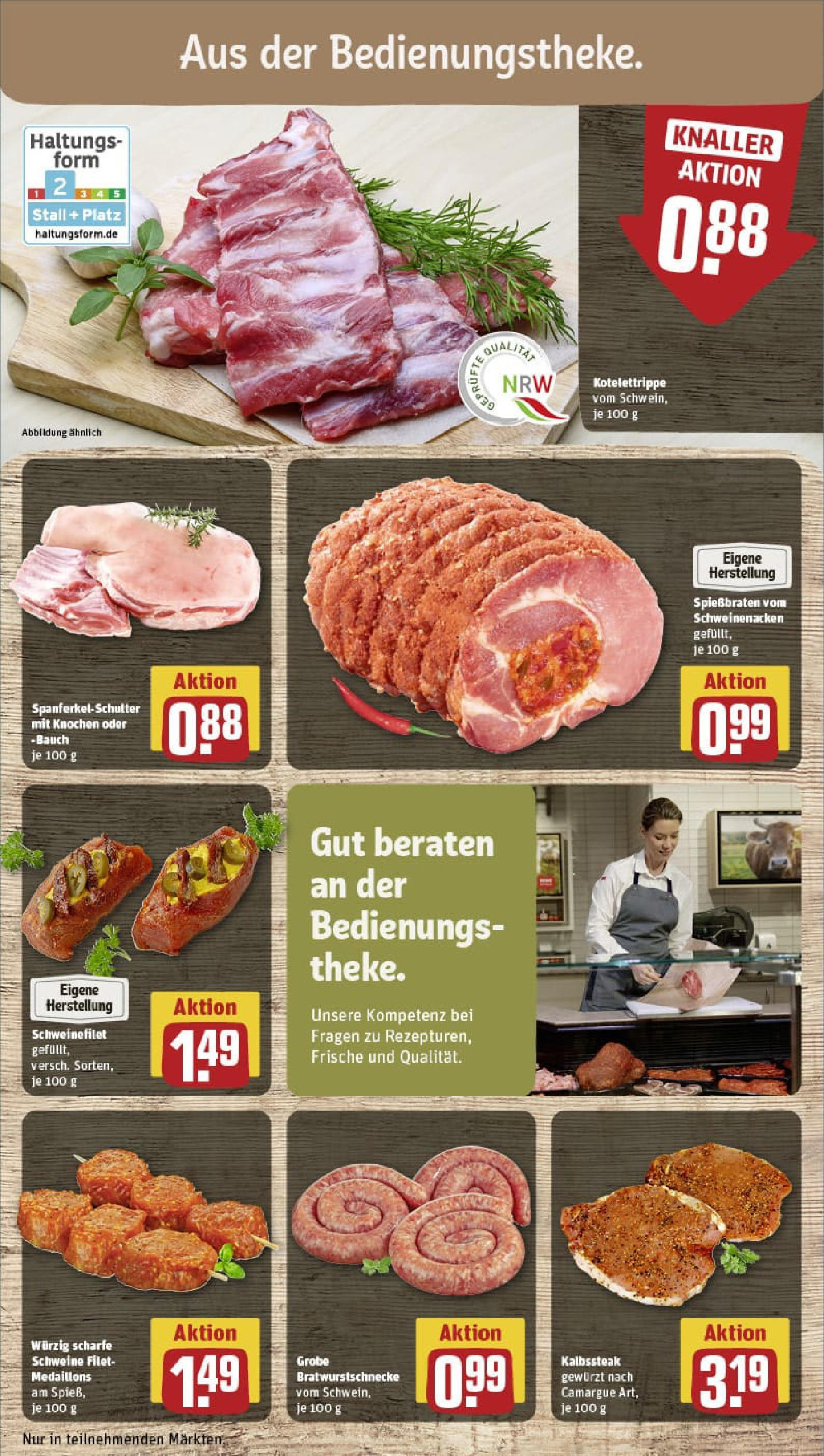 REWE Prospekt ab 06.07.2025 zum Blättern » Angebote | Seite: 10 | Produkte: Schweinenacken, Schweinefilet