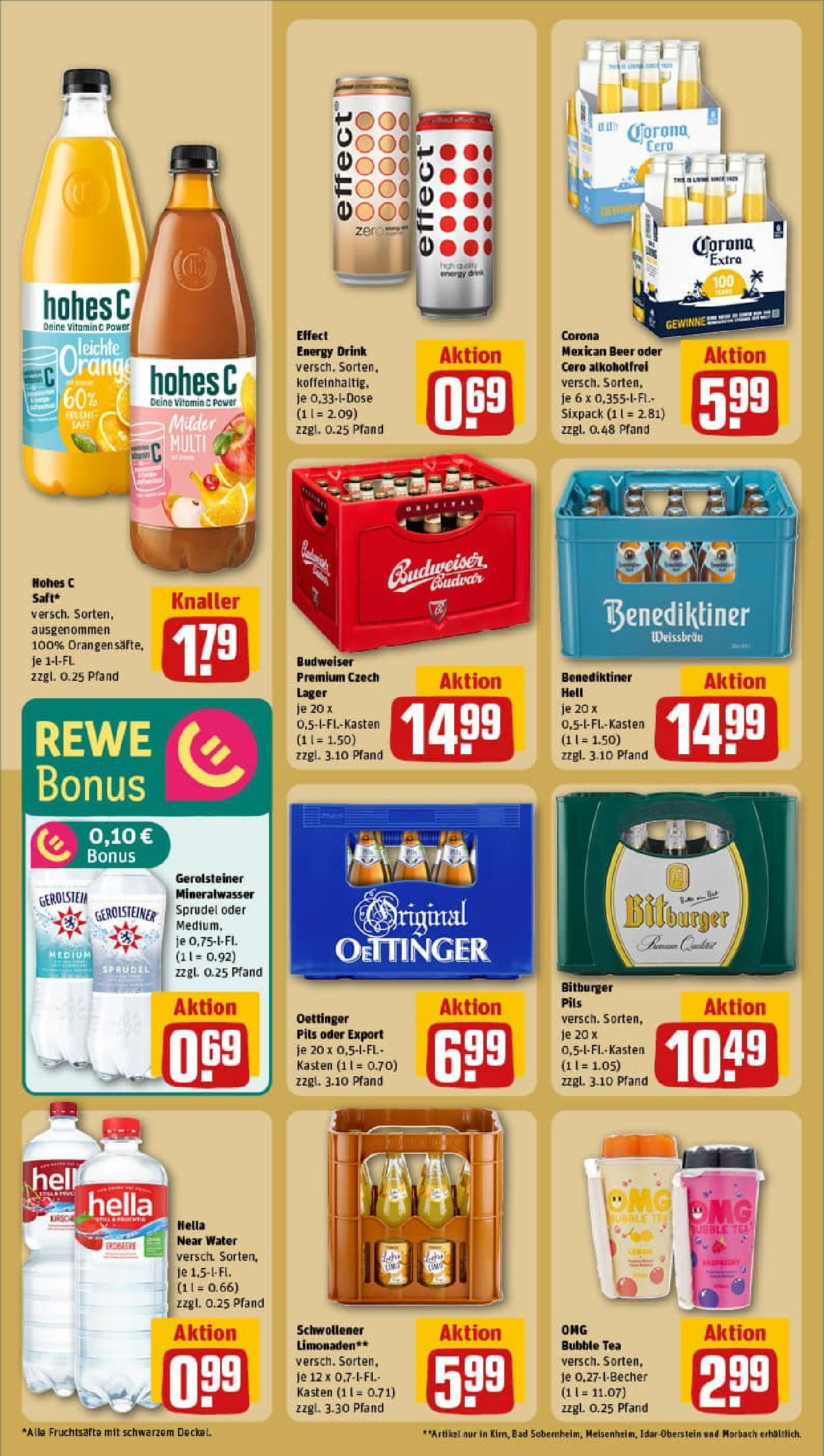 REWE Prospekt ab 06.07.2025 zum Blättern » Angebote | Seite: 16 | Produkte: Energy, Bad, Orangen, Saft