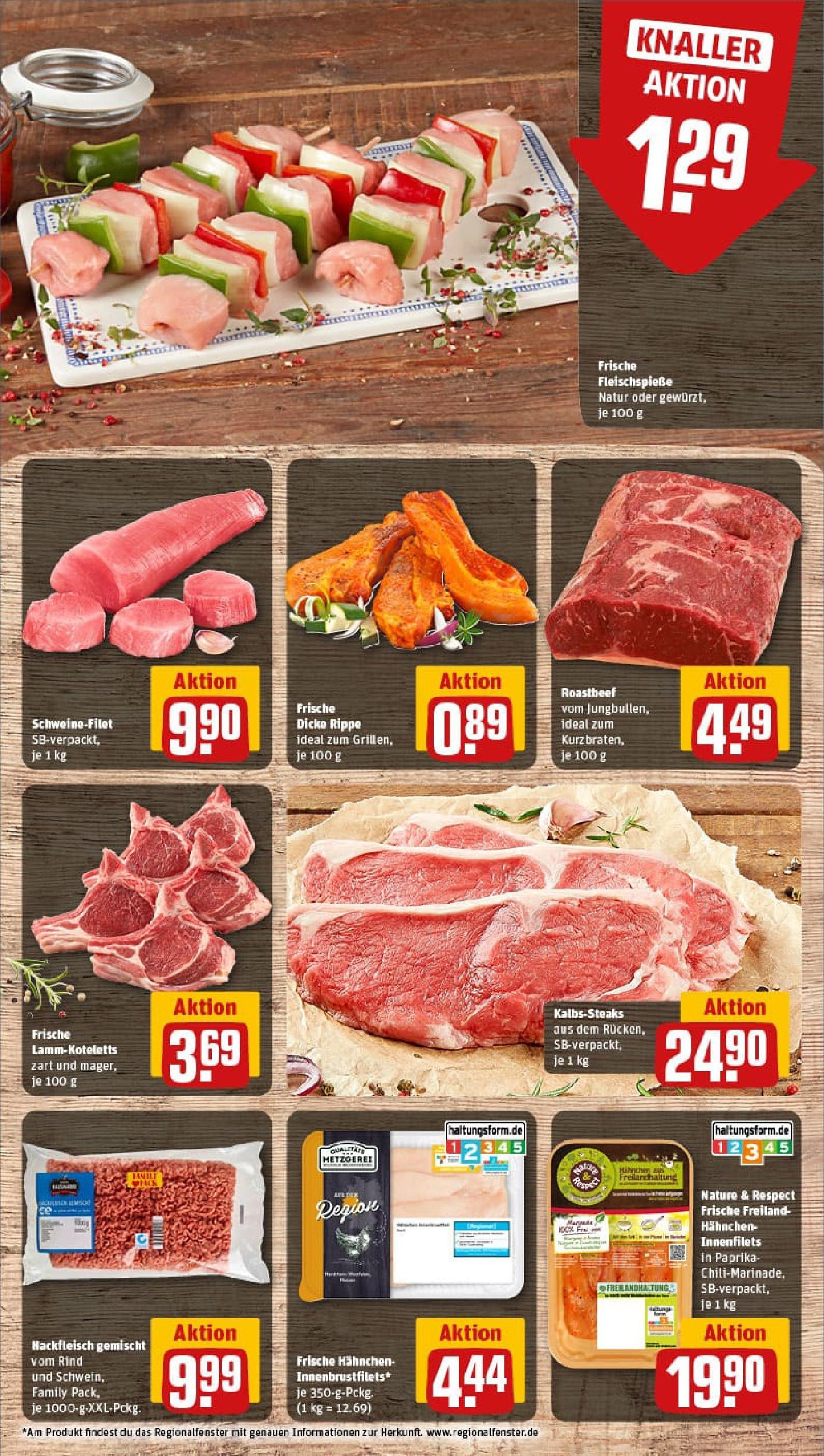 REWE Prospekt ab 06.07.2025 zum Blättern » Angebote | Seite: 8 | Produkte: Roastbeef, Schweinefilet, Paprika, Hackfleisch